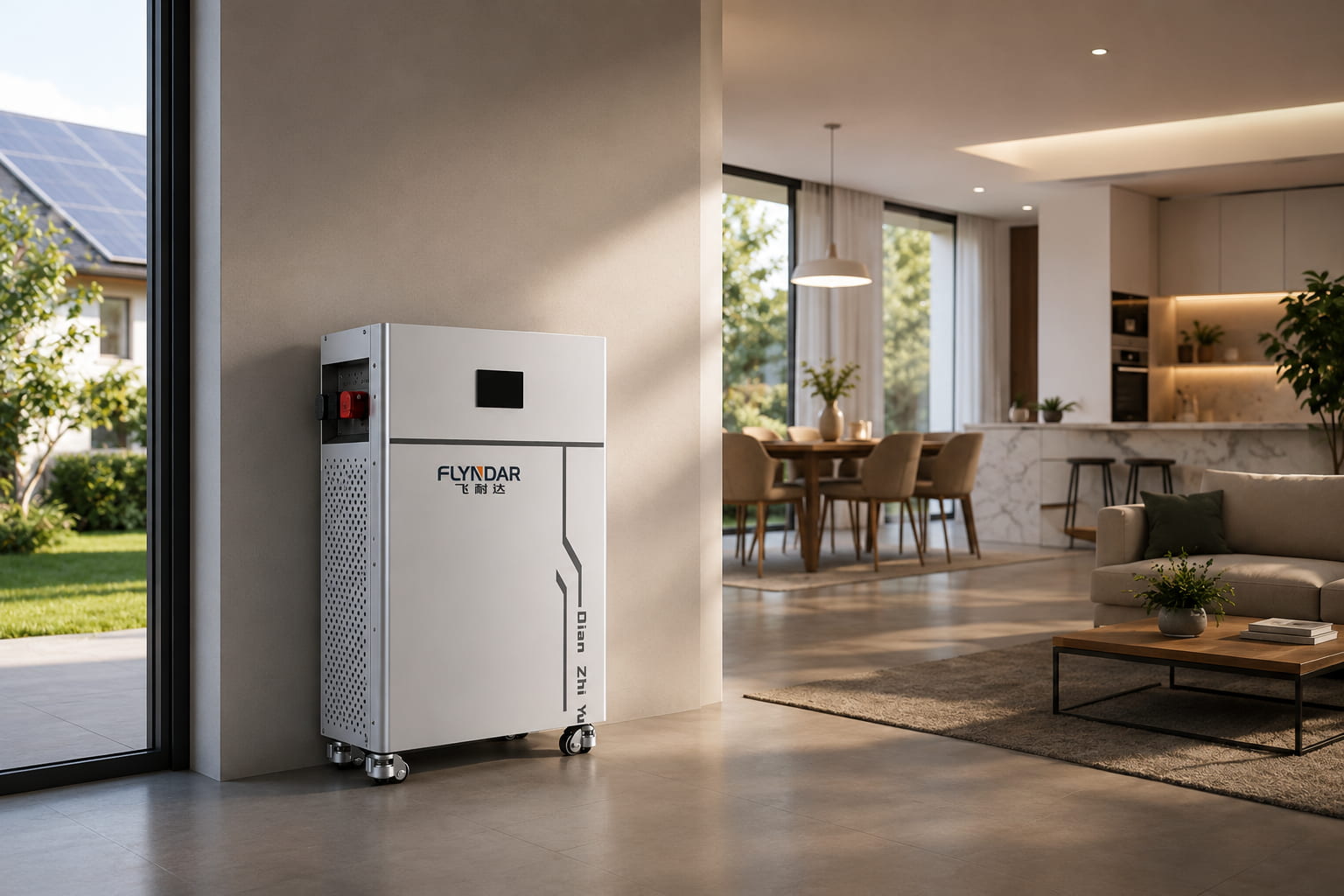 Floor-Mounted Energy Storage